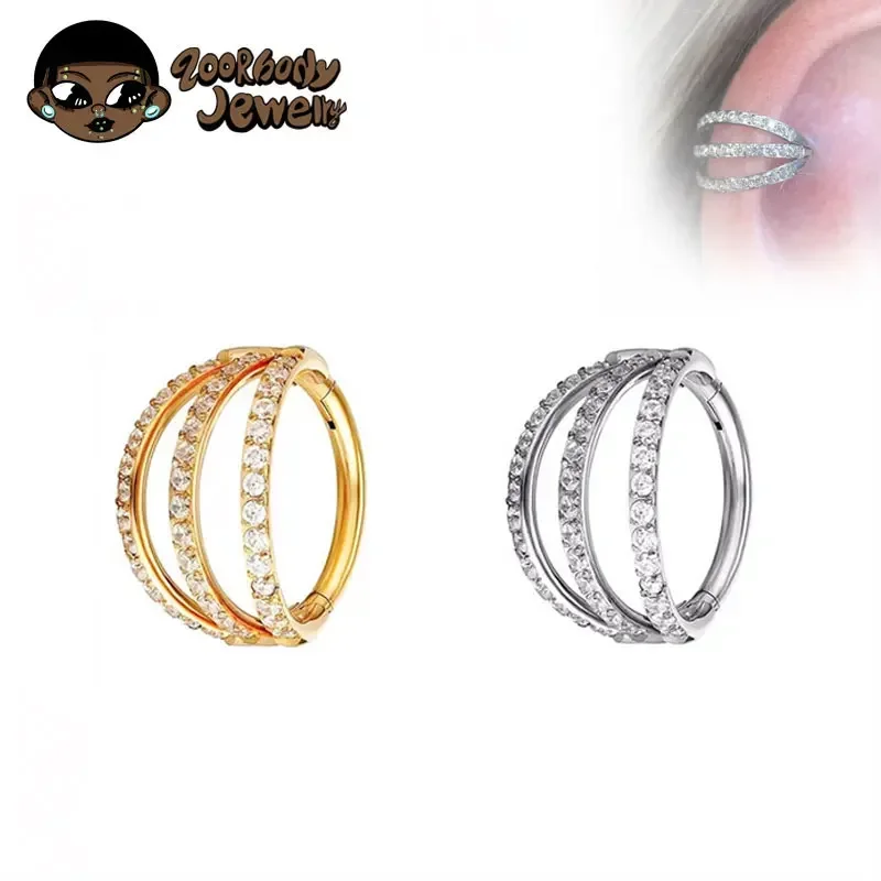 G23 Titanium Hinged Segment No - Zoor Body Jewelry บทวิจารณ์และราคา