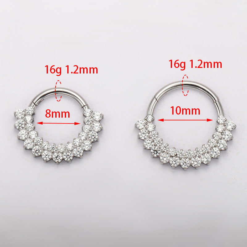 ASTM F136 Titanium Clicker Sep - Zoor Body Jewelry บทวิจารณ์และราคา