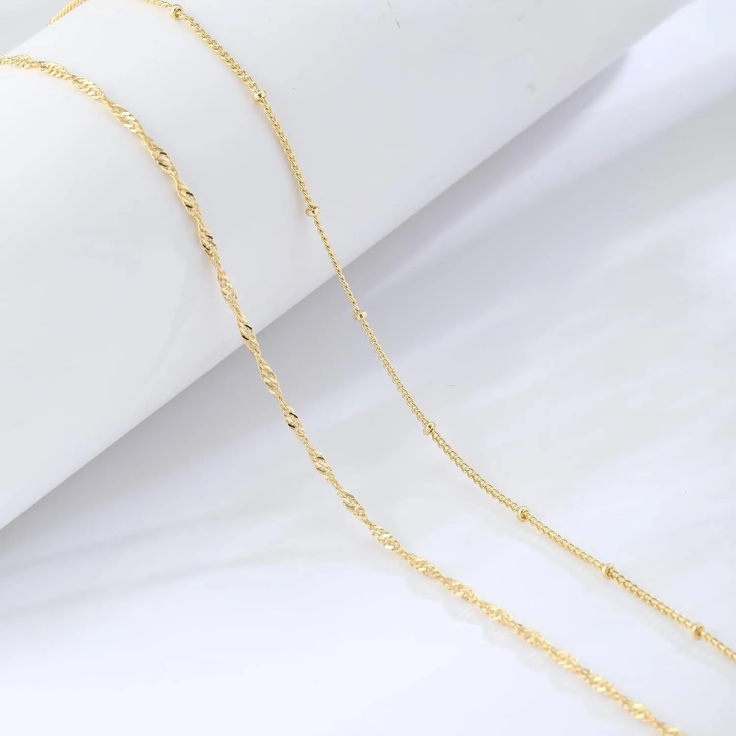 14k Gold Plated 26-33Inch Adju - Body Jewelry Gold บทวิจารณ์และราคา