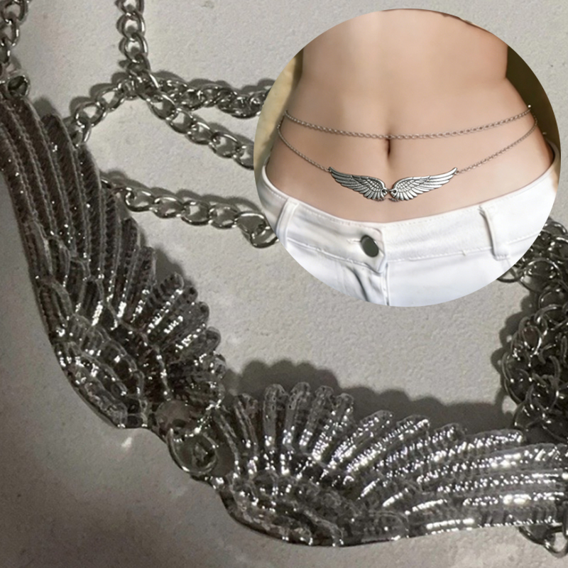 Double Layer Wings Angel Waist - Body Jewelry Ends บทวิจารณ์และราคา