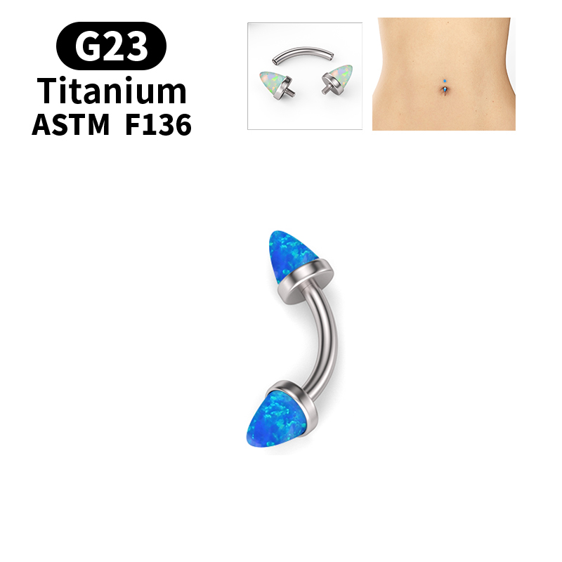 G23 Titanium Exquisite Opal Be - Zoor Body Jewelry บทวิจารณ์และราคา