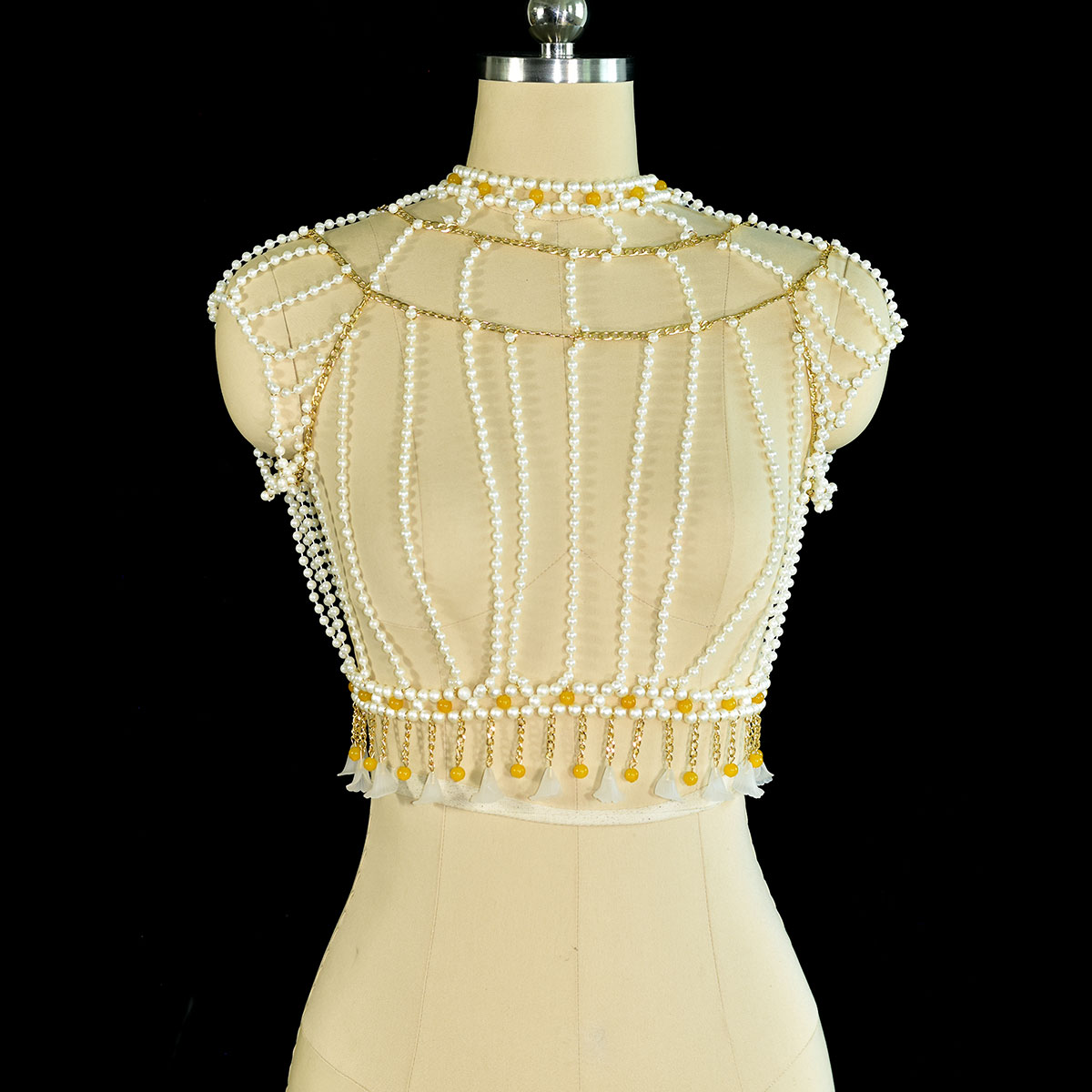 Elegant Fashion Ornate Imitati - Yellow Body Jewelry บทวิจารณ์และราคา