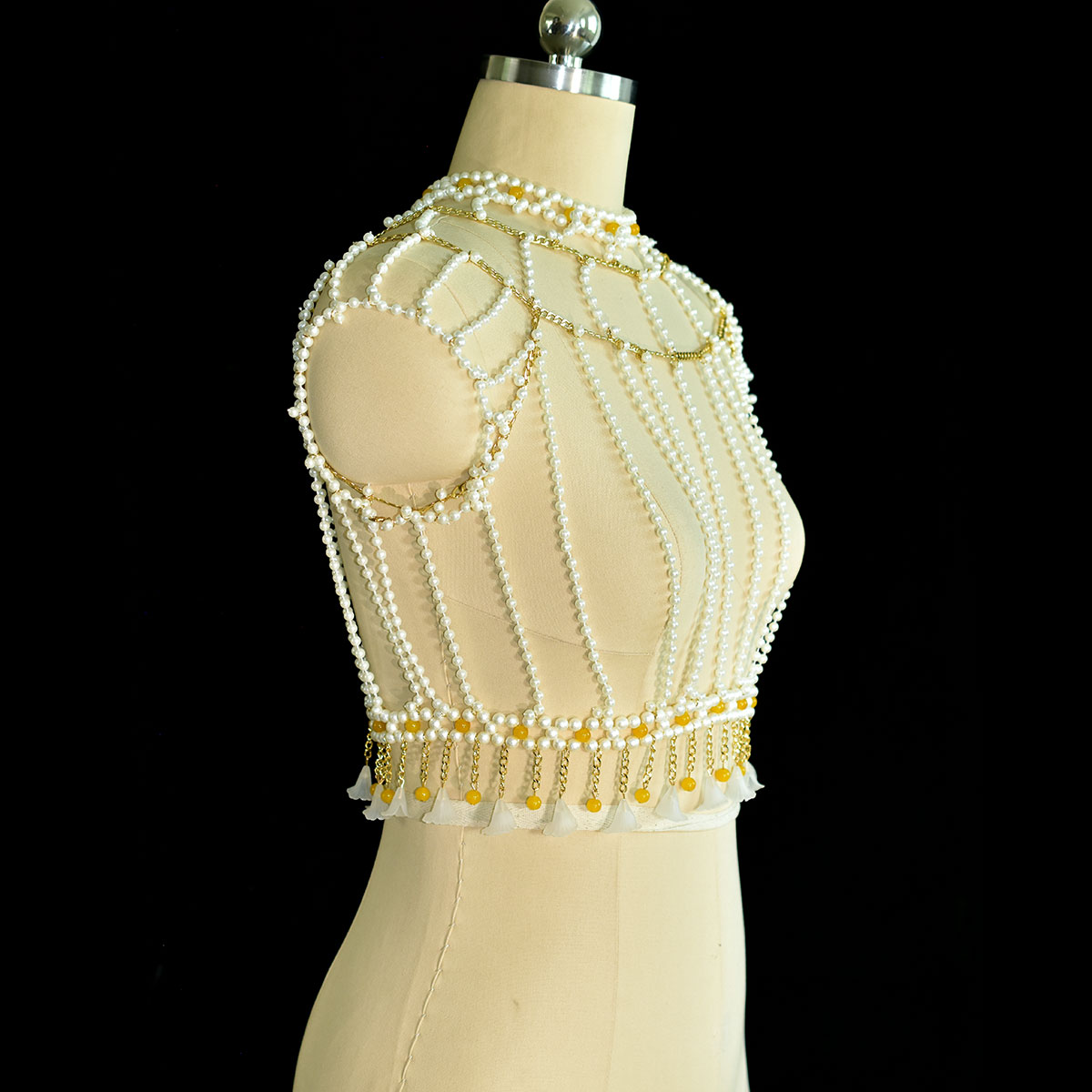 Elegant Fashion Ornate Imitati - Yellow Body Jewelry บทวิจารณ์และราคา