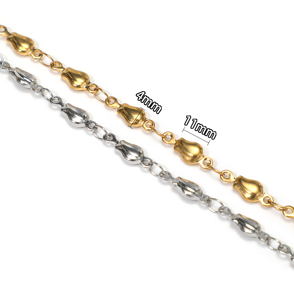 1 Meter Stainless Steel Flower - Body Chain Jewelry บทวิจารณ์และราคา