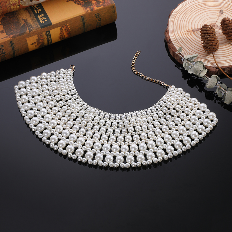 Fashion necklace pearl wedding - Body Jewelry Brands บทวิจารณ์และราคา
