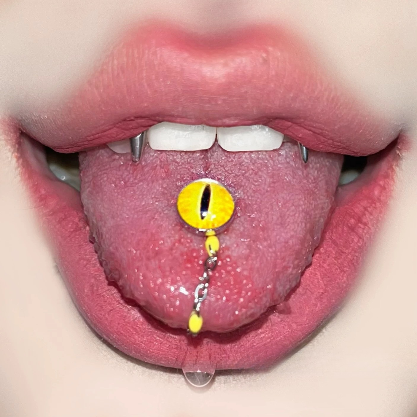 1Pc High Quality Trendy Unique - Yellow Body Jewelry บทวิจารณ์และราคา