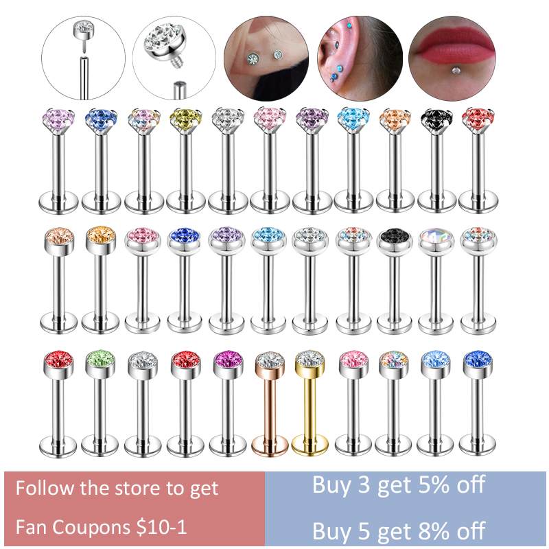 ZS 6-13PCS/LOT 16G Stainless S - Zs Body Jewelry บทวิจารณ์และราคา