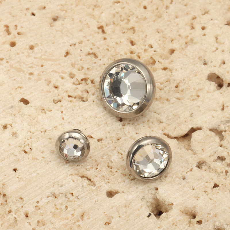 1PCS ASTM F136 Titanium Bezel  - Zoor Body Jewelry บทวิจารณ์และราคา