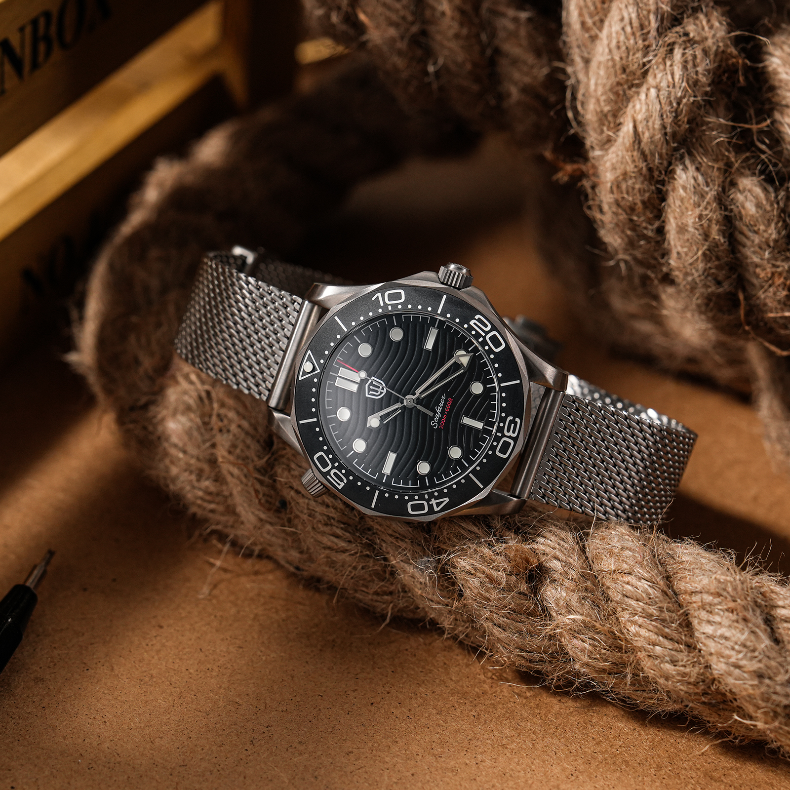 Watchdives 42mm Titanium Dive  - Body Jewelry Titanium บทวิจารณ์และราคา