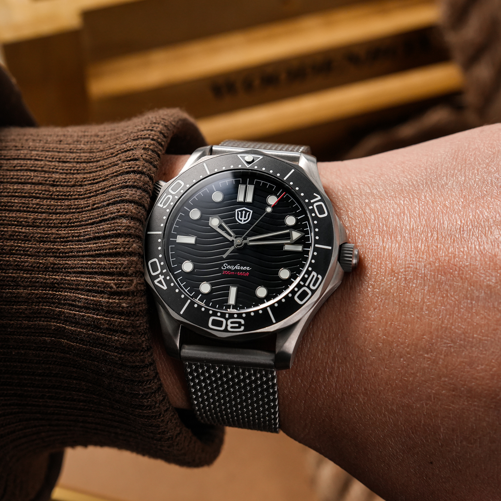 Watchdives 42mm Titanium Dive  - Body Jewelry Titanium บทวิจารณ์และราคา