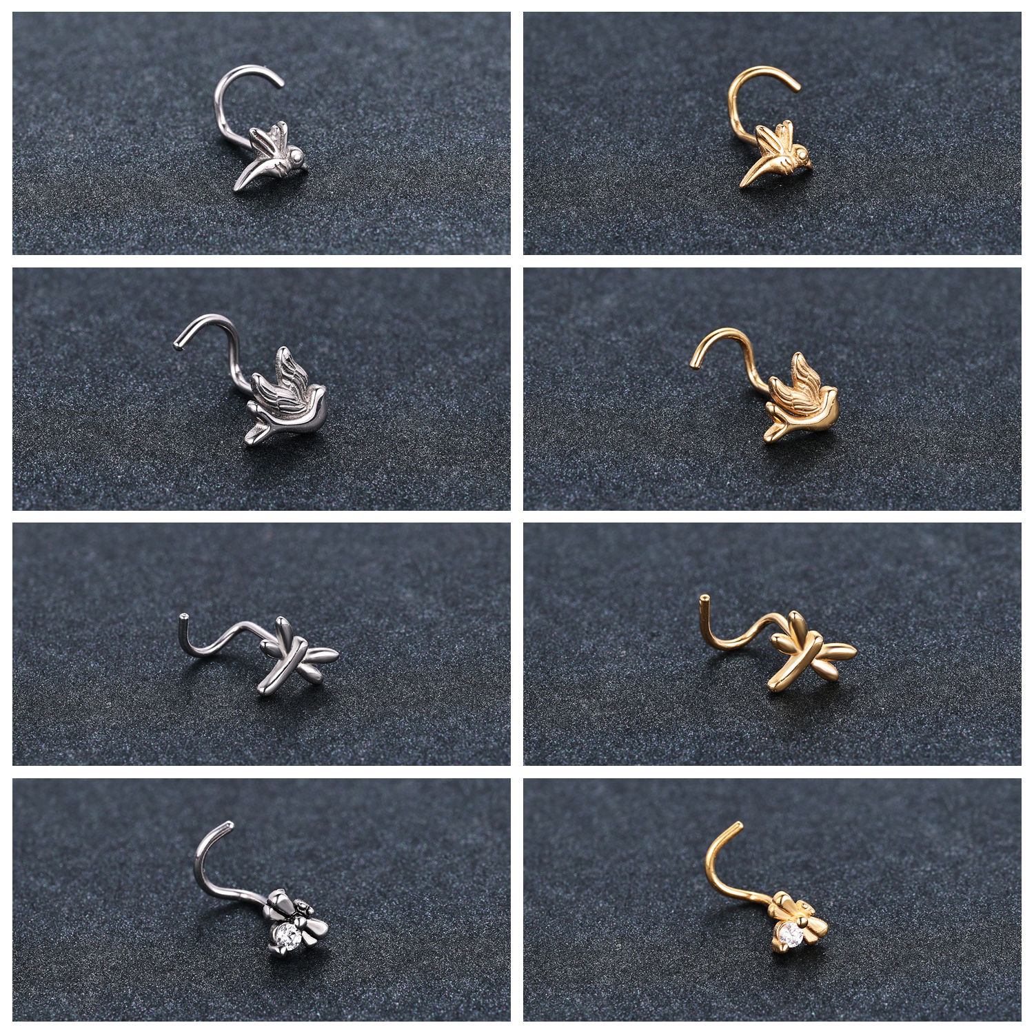 ZS 1PC Gold Color 316L Stainle - Zs Body Jewelry บทวิจารณ์และราคา