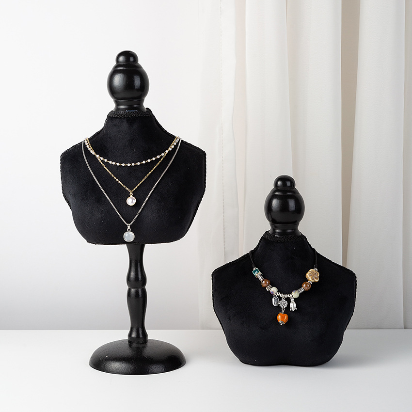 Black Velvet Bust Form Jewelry - Body Jewelry Store บทวิจารณ์และราคา